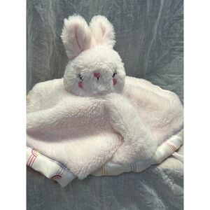Parents Choice Pink Bunny Security Blanket Rainbow Satin Trim Lovey 4078269R